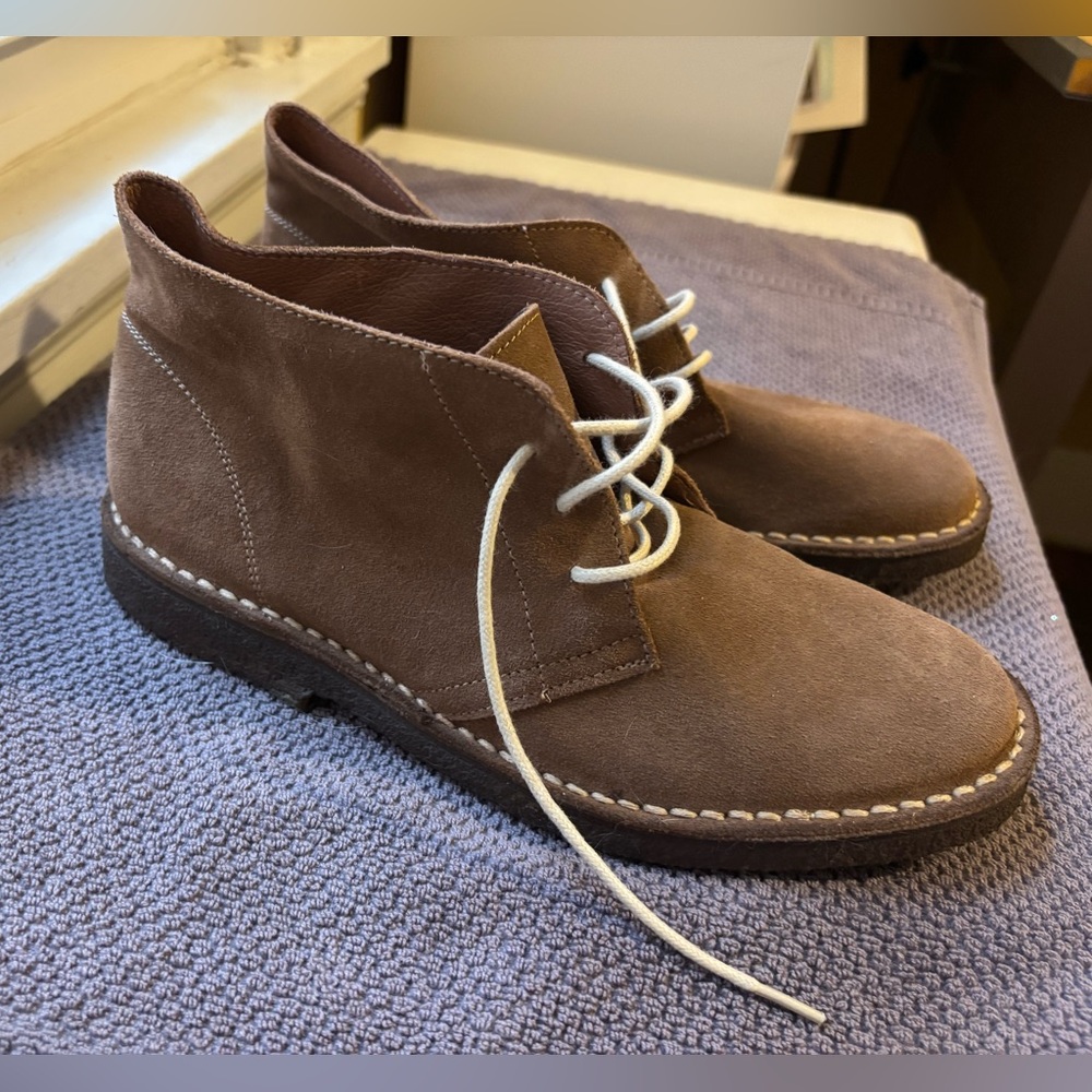 A&M Women’s Brown Suede Chukka Boots. Size 38 (7.5)